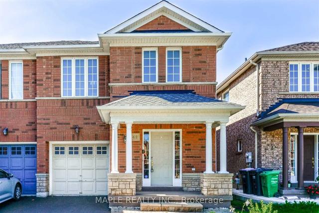 48 Trumpet Valley Blvd, House semidetached with 4 bedrooms, 3 bathrooms and 2 parking in Brampton ON | Image 1