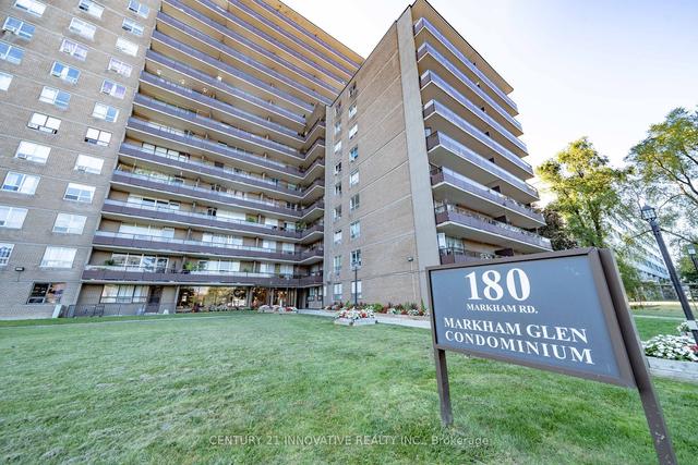 706 - 180 Markham Rd, Condo with 2 bedrooms, 2 bathrooms and 1 parking in Toronto ON | Image 1