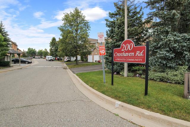 61 - 200 Cresthaven Rd E, Townhouse with 3 bedrooms, 3 bathrooms and 2 parking in Brampton ON | Image 29