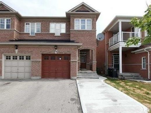 64 Rocky Point Cres, House semidetached with 3 bedrooms, 3 bathrooms and 2 parking in Brampton ON | Image 1