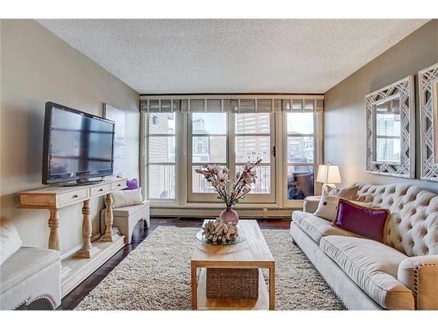 1201 - 733 14 Avenue Sw, Condo with 2 bedrooms, 1 bathrooms and 1 parking in Calgary AB | Image 1
