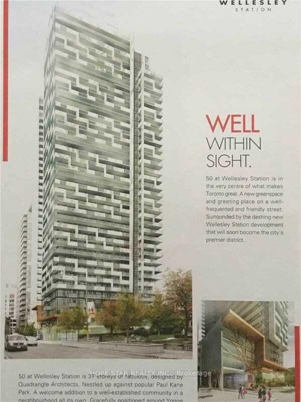 1001 - 50 Wellesley St E, Condo with 1 bedrooms, 1 bathrooms and 0 parking in Toronto ON | Image 12