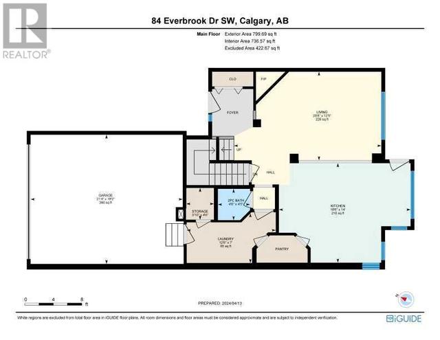 84 Everbrook Drive Sw, House detached with 3 bedrooms, 2 bathrooms and 4 parking in Calgary AB | Image 43