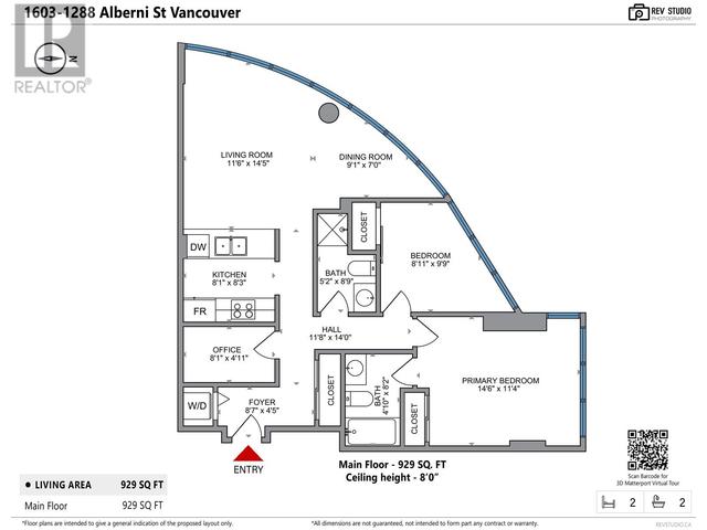 1603 - 1288 Alberni Street, Condo with 2 bedrooms, 2 bathrooms and 1 parking in Vancouver BC | Image 34