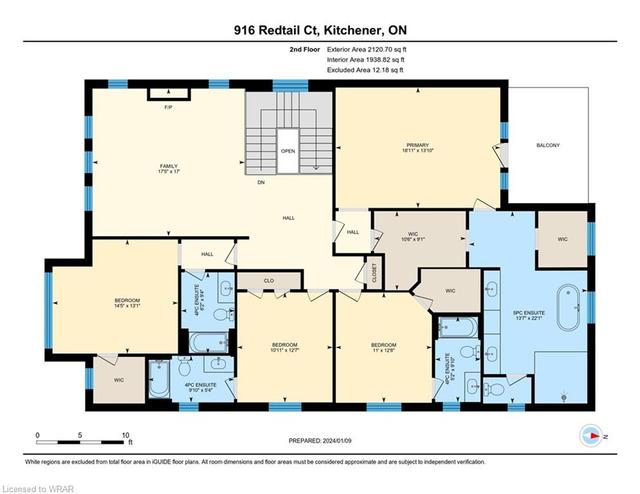 916 Redtail Court, House detached with 5 bedrooms, 5 bathrooms and 6 parking in Kitchener ON | Image 44