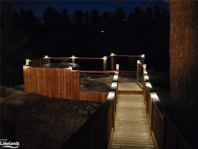 Side View - New Hot Tub at Left Overlooking Lake | Image 5