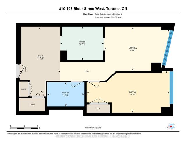 810 - 102 Bloor St W, Condo with 1 bedrooms, 1 bathrooms and 0 parking in Toronto ON | Image 32