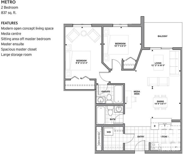 404 - 1510 Watt Dr Sw, Condo with 2 bedrooms, 2 bathrooms and null parking in Edmonton AB | Card Image