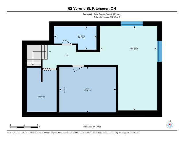 62 Verona St, House semidetached with 3 bedrooms, 3 bathrooms and 4 parking in Kitchener ON | Image 32