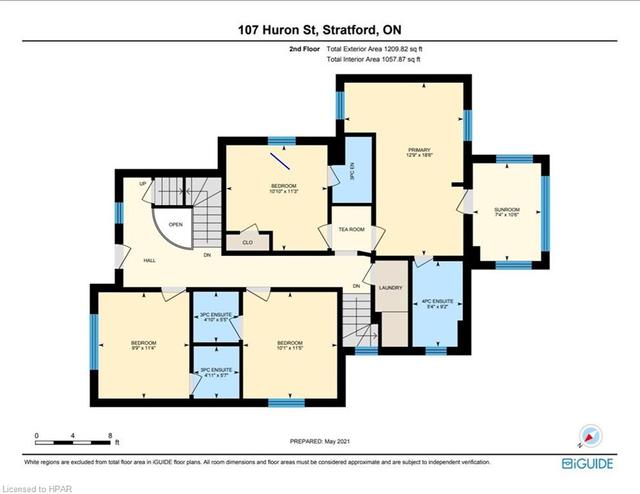 107 Huron Street, House detached with 6 bedrooms, 5 bathrooms and 5 parking in Stratford ON | Image 48