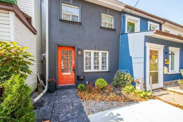 116 Rhodes Ave, House attached with 2 bedrooms, 1 bathrooms and 1 parking in Toronto ON | Image 1