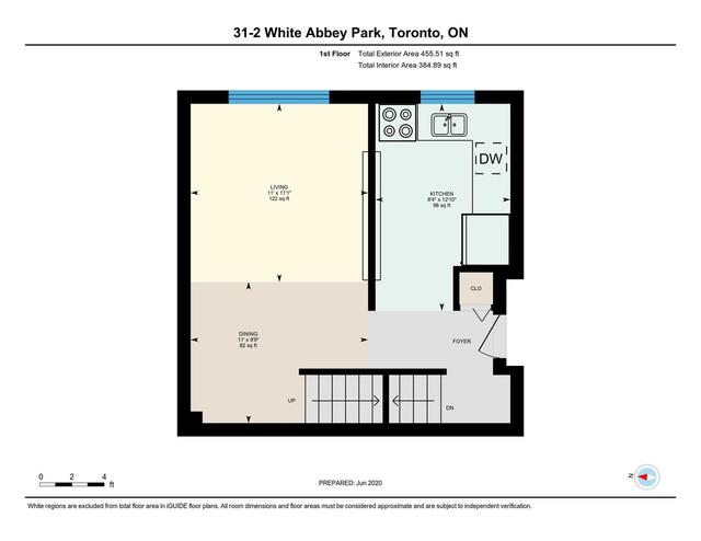 31 - 2 White Abbey Park, Townhouse with 2 bedrooms, 2 bathrooms and 1 parking in Toronto ON | Image 10
