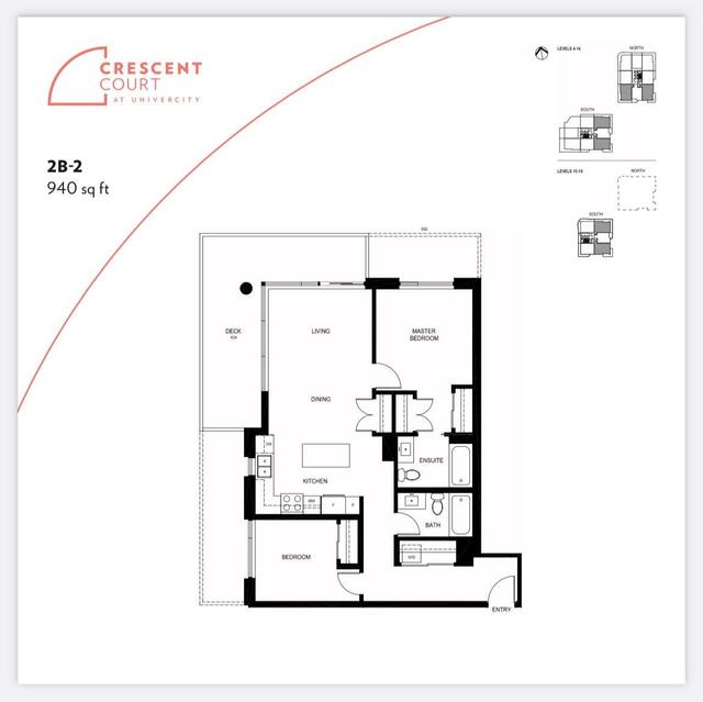 n1304 - 8725 University Crescent, Condo with 2 bedrooms, 2 bathrooms and null parking in Burnaby BC | Card Image