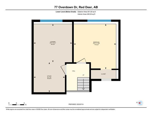77 Overdown Drive, Home with 3 bedrooms, 1 bathrooms and 2 parking in Red Deer AB | Image 31