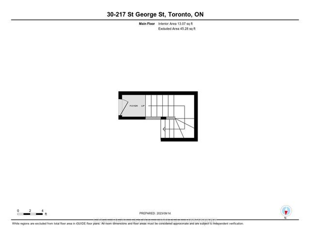 30 - 217 St George St, Townhouse with 2 bedrooms, 1 bathrooms and 0 parking in Toronto ON | Image 24
