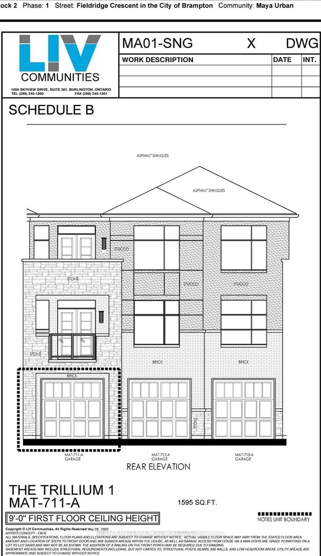 block 2 - lot 21 Fieldridge Cres, Townhouse with 3 bedrooms, 3 bathrooms and 1 parking in Brampton ON | Image 17