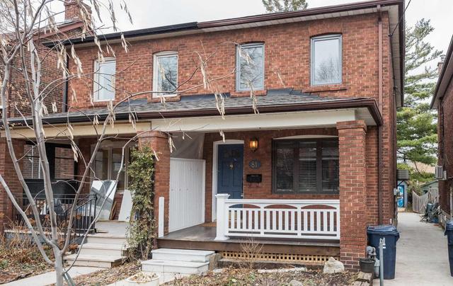 81 Robina Ave, House semidetached with 3 bedrooms, 2 bathrooms and 1 parking in Toronto ON | Image 1