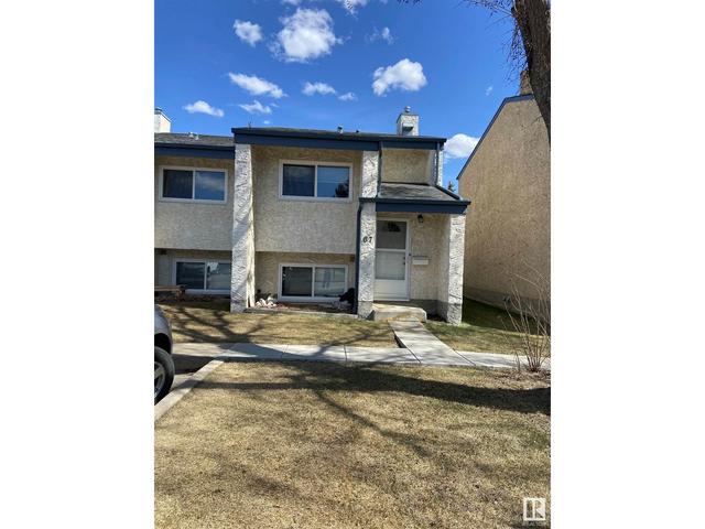 67 - 6220 172 St Nw, House attached with 2 bedrooms, 1 bathrooms and null parking in Edmonton AB | Image 1