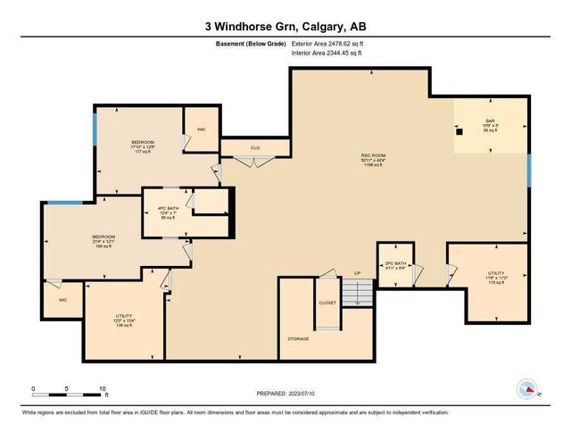 3 Windhorse Green, House detached with 6 bedrooms, 4 bathrooms and 8 parking in Rocky View County AB | Image 48