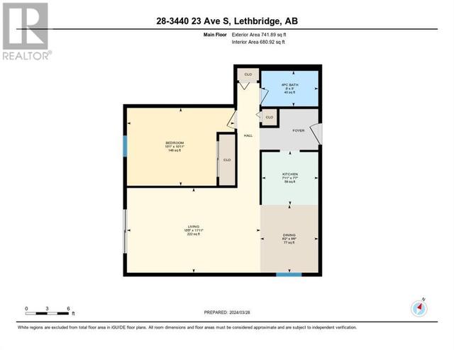 28, - 3440 23 Avenue S, Condo with 1 bedrooms, 1 bathrooms and 1 parking in Lethbridge AB | Image 15