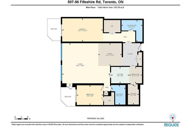 507 - 96 Fifeshire Rd, Condo with 2 bedrooms, 2 bathrooms and 1 parking in Toronto ON | Image 33