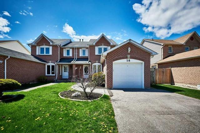 58 Hawkins Cres, House semidetached with 3 bedrooms, 2 bathrooms and 5 parking in Ajax ON | Image 1