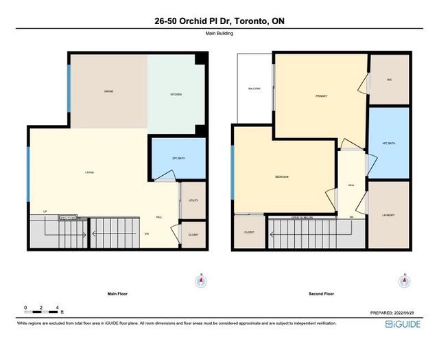 th #26 - 50 Orchid Place Dr, Townhouse with 2 bedrooms, 2 bathrooms and 1 parking in Toronto ON | Image 26