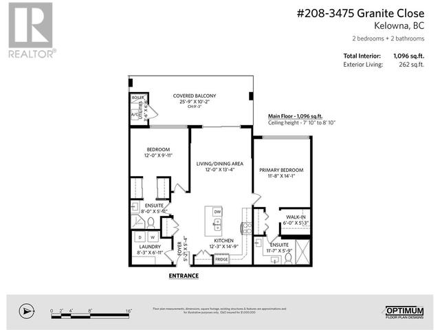208 - 3475 Granite Close, Condo with 2 bedrooms, 2 bathrooms and 1 parking in Kelowna BC | Image 31