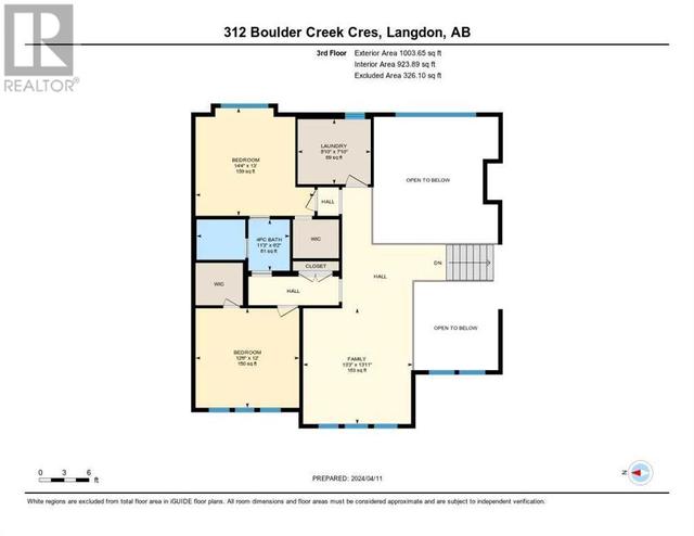 312 Boulder Creek Crescent Se, House detached with 3 bedrooms, 2 bathrooms and 6 parking in Rocky View County AB | Image 39