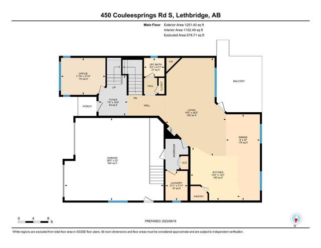 450 Couleesprings Road S, House detached with 5 bedrooms, 3 bathrooms and 4 parking in Lethbridge AB | Image 48