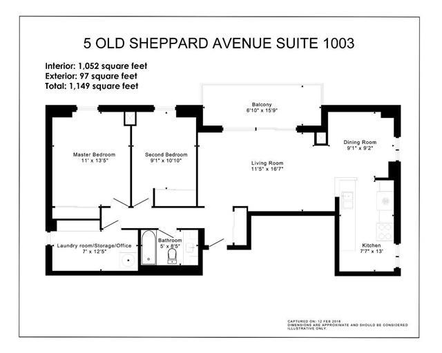1003 - 5 Old Sheppard Ave, Condo with 2 bedrooms, 1 bathrooms and 1 parking in Toronto ON | Image 20