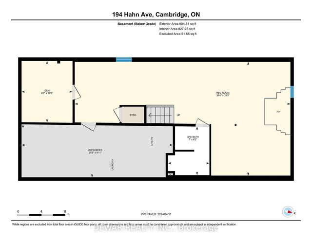 194 Hahn Ave, House detached with 2 bedrooms, 2 bathrooms and 3 parking in Cambridge ON | Image 30