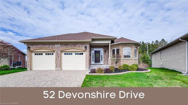 52 Devonshire Drive, House detached with 2 bedrooms, 2 bathrooms and 4 parking in Wilmot ON | Image 1