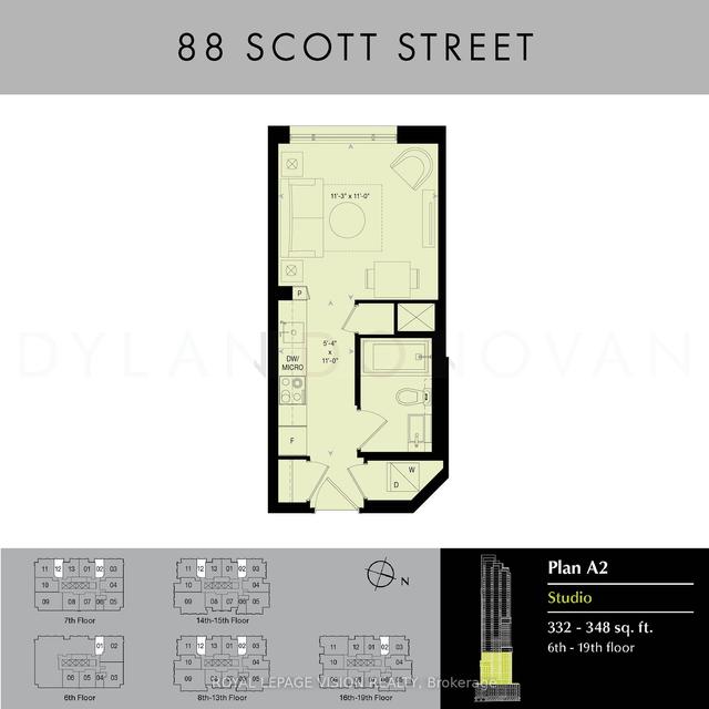 912 - 88 Scott St, Condo with 0 bedrooms, 1 bathrooms and 0 parking in Toronto ON | Image 9