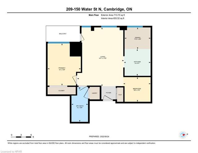 209 - 150 Water Street N, House attached with 1 bedrooms, 1 bathrooms and 1 parking in Cambridge ON | Image 50