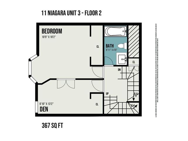 th 3 - 11 Niagara St, Townhouse with 2 bedrooms, 1 bathrooms and 1 parking in Toronto ON | Image 15