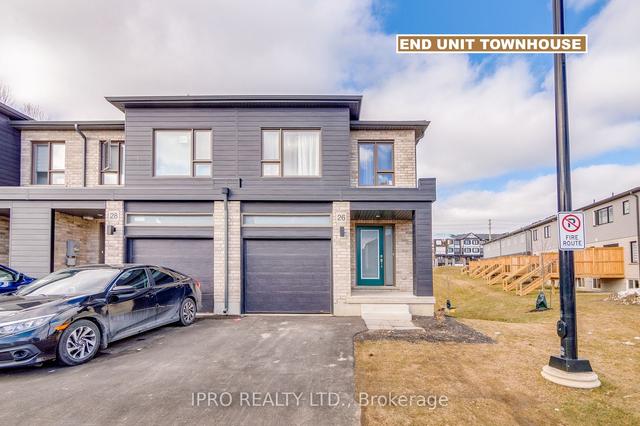 26 Pony Way, House attached with 3 bedrooms, 3 bathrooms and 2 parking in Kitchener ON | Image 6