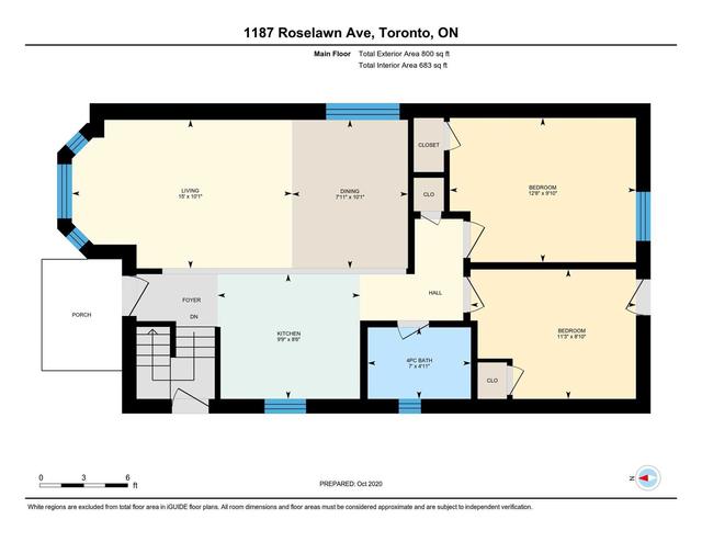 1187 Roselawn Ave, House detached with 2 bedrooms, 2 bathrooms and 8 parking in Toronto ON | Image 33