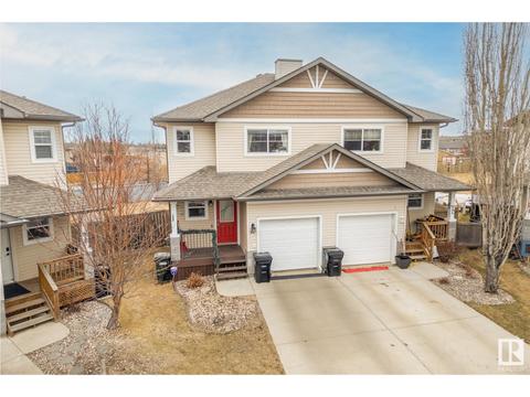 44 Hartwick Ld, House semidetached with 3 bedrooms, 2 bathrooms and null parking in Spruce Grove AB | Card Image