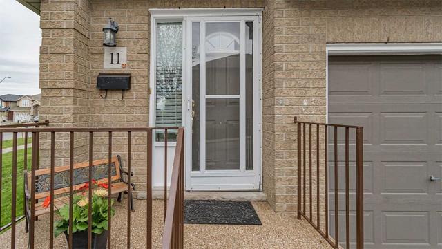 11 - 100 Vineberg Dr, Townhouse with 3 bedrooms, 3 bathrooms and 2 parking in Hamilton ON | Image 36
