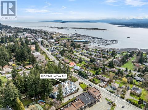 102 - 1970 Comox Ave, Condo with 2 bedrooms, 2 bathrooms and 1 parking in Comox BC | Card Image