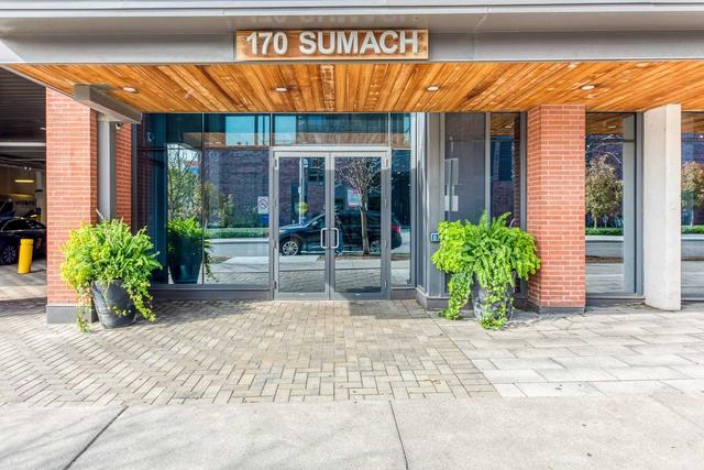 1801 - 170 Sumach St, Condo with 1 bedrooms, 1 bathrooms and 1 parking in Toronto ON | Image 12