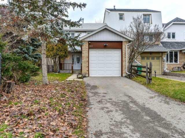 80 Courtleigh Sq, House attached with 3 bedrooms, 2 bathrooms and 2 parking in Brampton ON | Image 1