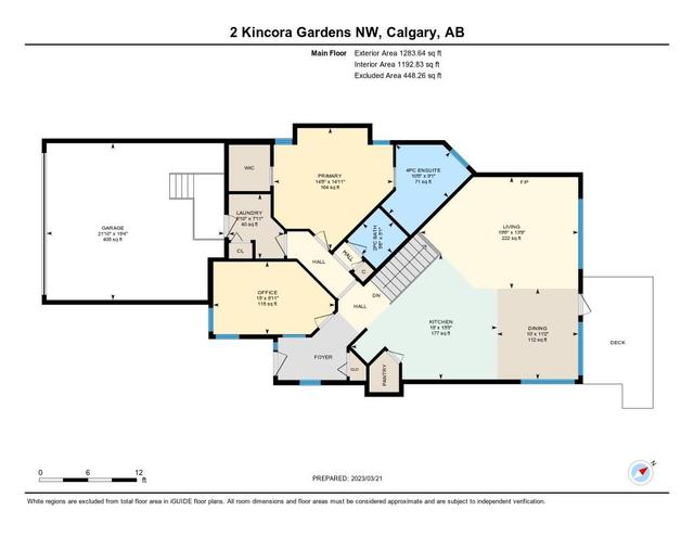 2 Kincora Gardens Nw, House detached with 2 bedrooms, 2 bathrooms and 4 parking in Calgary AB | Image 42