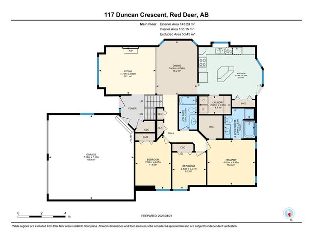 117 Duncan Crescent, House detached with 4 bedrooms, 3 bathrooms and 2 parking in Red Deer AB | Image 34