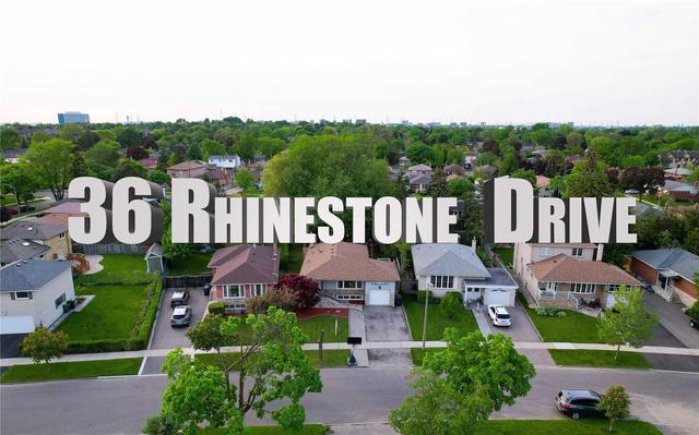 36 Rhinestone Dr, House detached with 3 bedrooms, 2 bathrooms and 3 parking in Toronto ON | Image 12