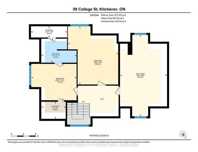 98 College St, House detached with 7 bedrooms, 5 bathrooms and 12 parking in Kitchener ON | Image 35
