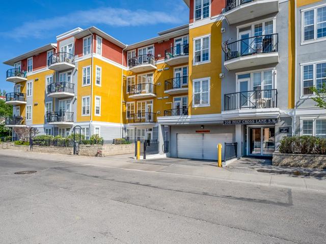 112 - 208 Holy Cross Sw, Condo with 1 bedrooms, 1 bathrooms and 1 parking in Calgary AB | Image 21