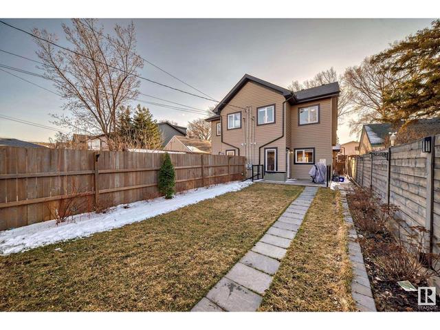 10241 146 St Nw, House semidetached with 4 bedrooms, 3 bathrooms and null parking in Edmonton AB | Image 44
