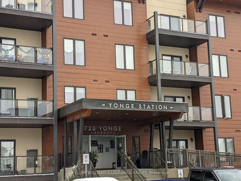 414 - 720 Yonge St, Condo with 1 bedrooms, 1 bathrooms and 1 parking in Barrie ON | Card Image